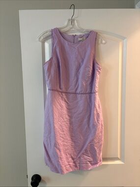 LOFT Lilac Sleeveless Sheath Dress